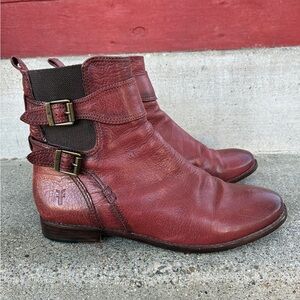 Frye Boots Anna Gore Booties Size 8